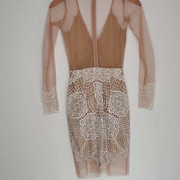 For Love and Lemons Antigona Mini Dress in White - Picture 5 of 6